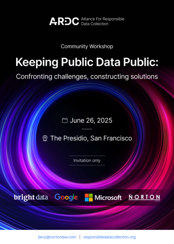 ARDC Event Flyer - community workshop June 2025